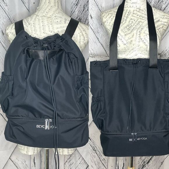Beyond Yoga Convertible Gym Bag in Black - Picture 1 of 11